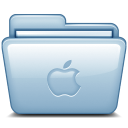 Apple Blue Icon 128x128 png